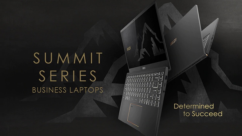 MSI lần đầu tiên công bố dòng laptop doanh nhân SUMMIT