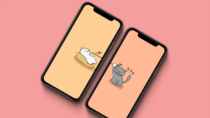Cách tạo hình nền tai thỏ, tai mèo, gấu cho iPhone X, iPhone 11