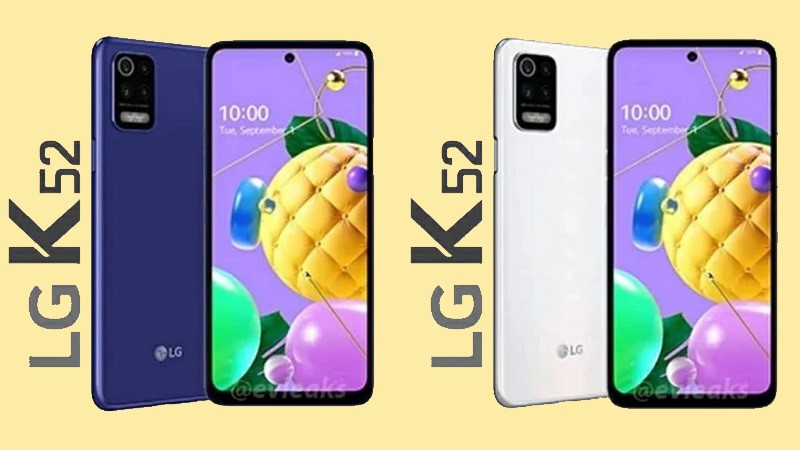 LG K52 lộ ảnh render, tiết lộ màn hình đục lỗ và 4 camera sau, nhìn đẹp chứ các bạn?