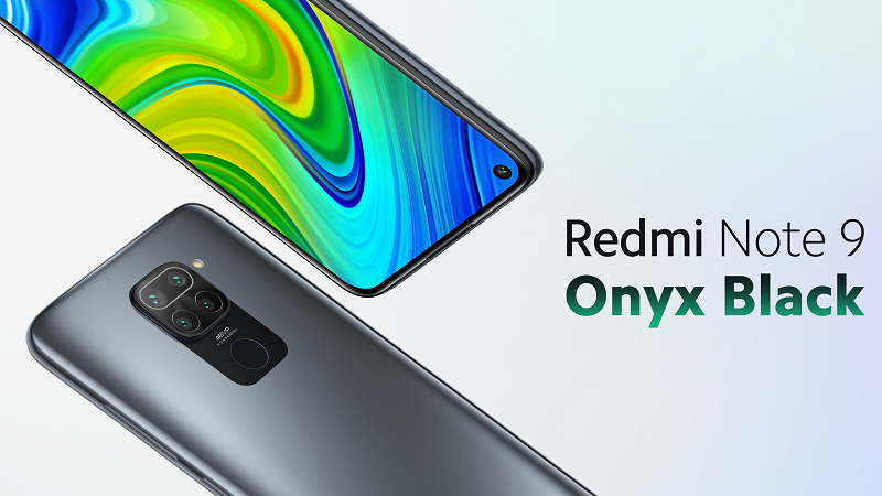 Redmi Note 9 màu đen thời thượng