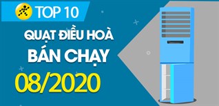 Top 10 quạt điều hòa bán chạy nhất tháng 8/2020 tại Điện máy XANH