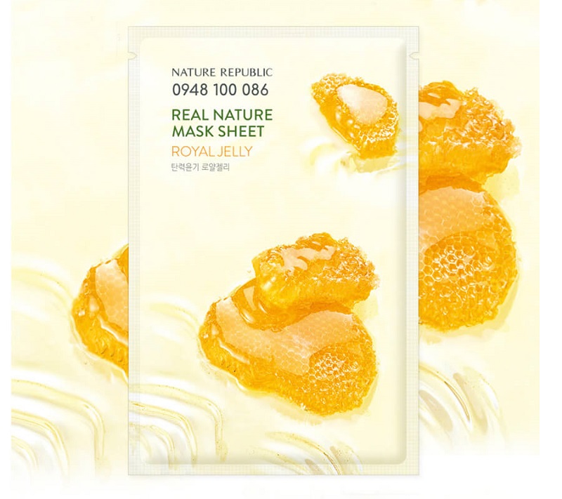 Nature Republic Real Nature Mask Sheet - ROYAL JELLY