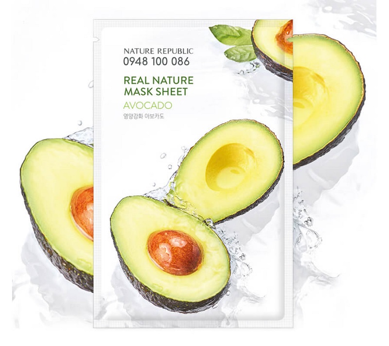 Nature Republic Real Nature Mask Sheet - AVOCADO