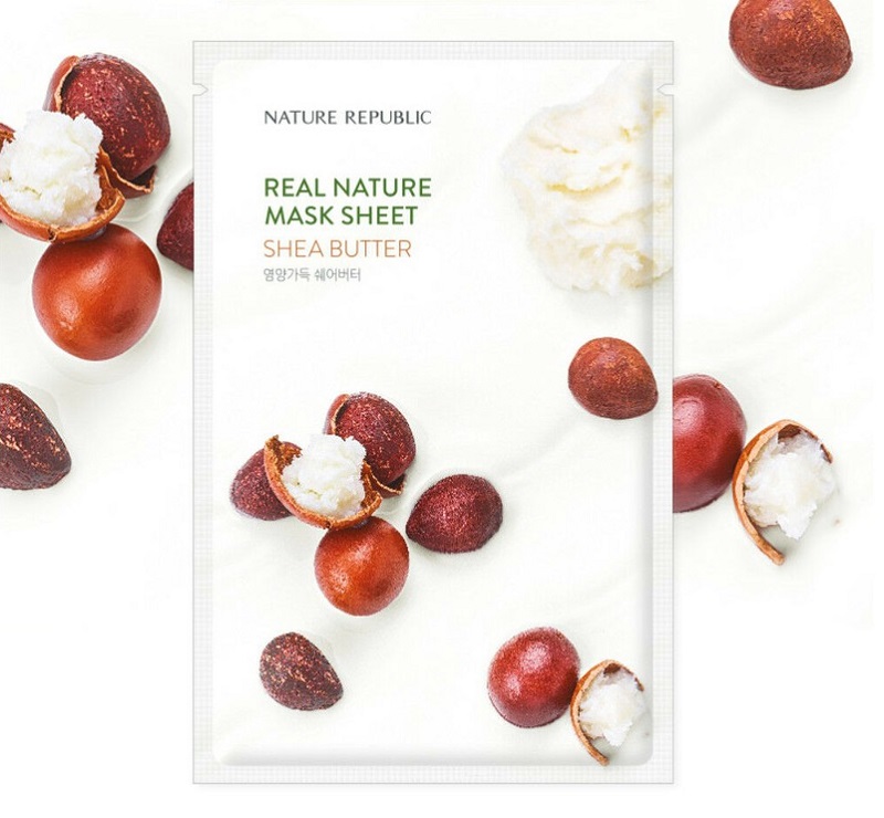 Nature Republic Real Nature Mask Sheet - SHEA BUTTER