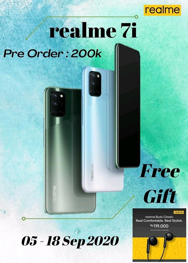 Rò rỉ nhiều thông số kỹ thuật của Realme 7i: Chip Snapdragon 662, màn hình ‘nốt ruồi’ với tốc độ làm tươi 90Hz, pin 5.000 mAh