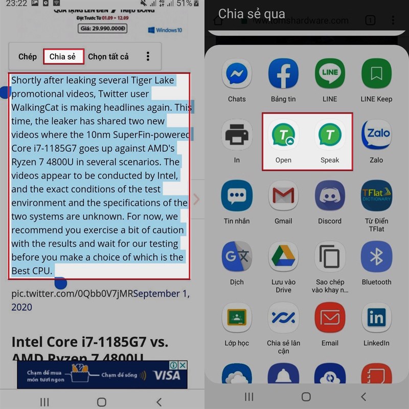 Hãy để trang web biết nói cho bạn nghe với ứng dụng T2S: Text to Voice Hãy để trang web biết nói cho bạn nghe với ứng dụng T2S: Text to Voice