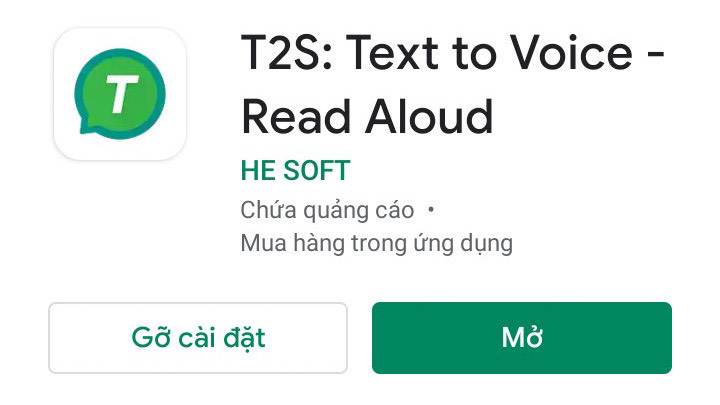 Hãy để trang web biết nói cho bạn nghe với ứng dụng T2S: Text to Voice Hãy để trang web biết nói cho bạn nghe với ứng dụng T2S: Text to Voice