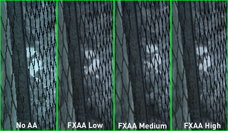 FXAA và TXAA là công nghệ khử răng cưa của Nvidia, với khả năng tối ưu các viền của vật thể 3D