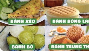 Bạn có biết vì sao người ta gọi là bánh bông lan, bánh trung thu, bánh bò không?