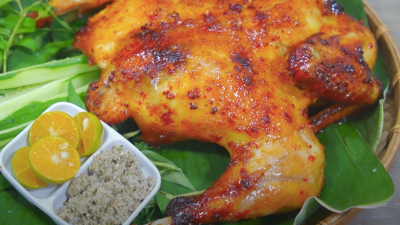gà nướng mật ong