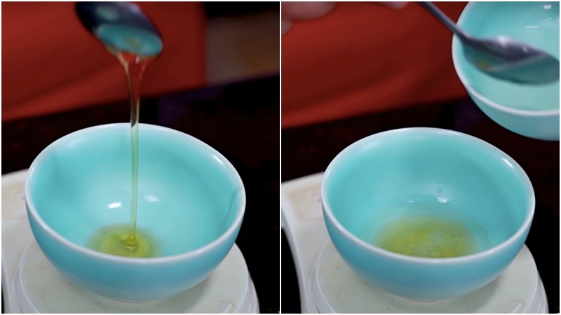 chén sốt mật ong