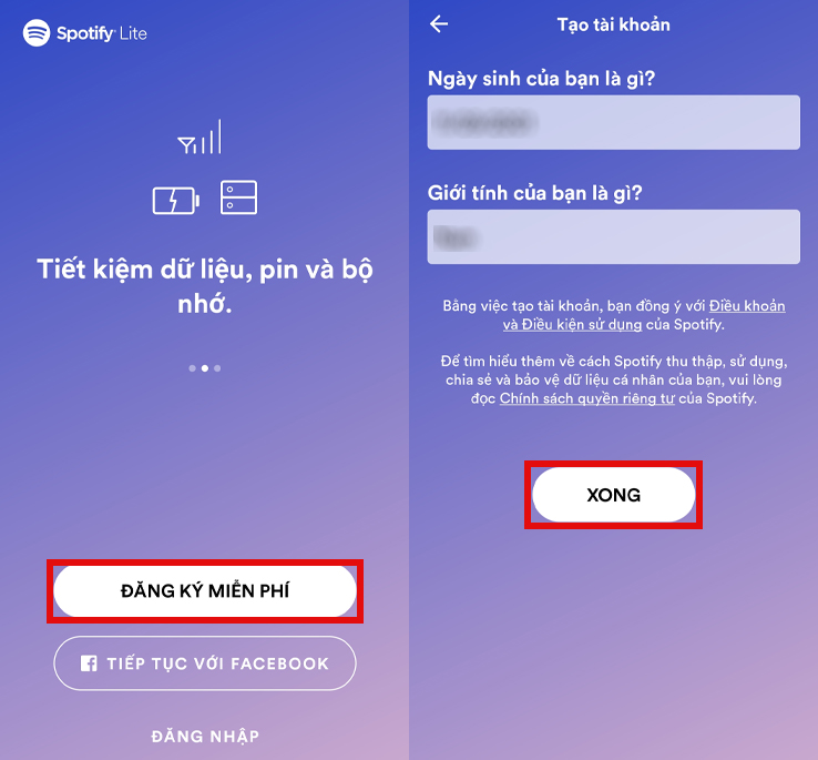 Đăng kí miễn phí
