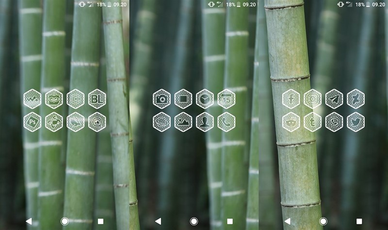 Hexanet White - Icon Pack