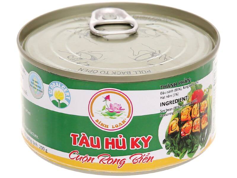 Tàu hũ ky cuộn rong biển