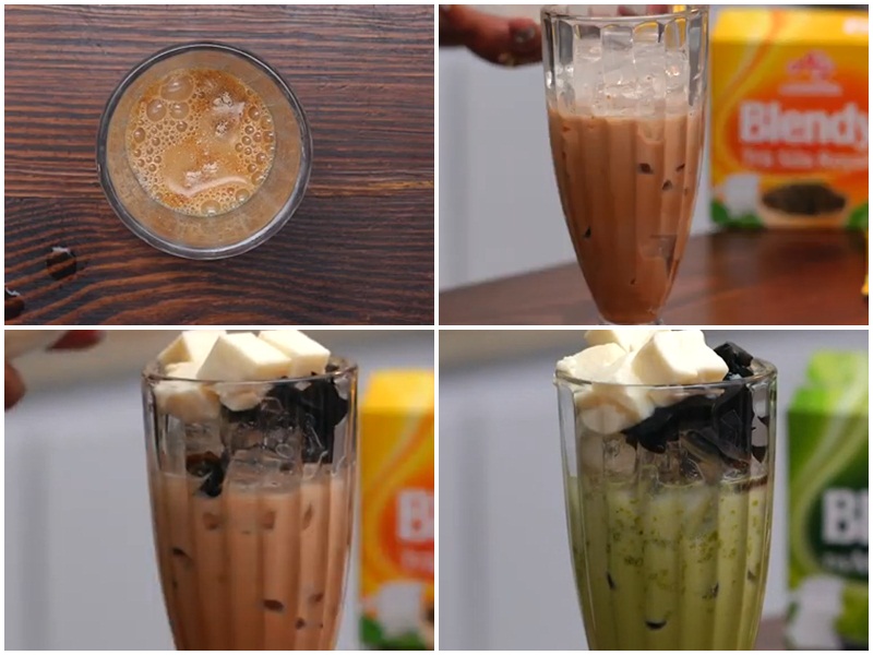 Bước 3: Pha trà sữa