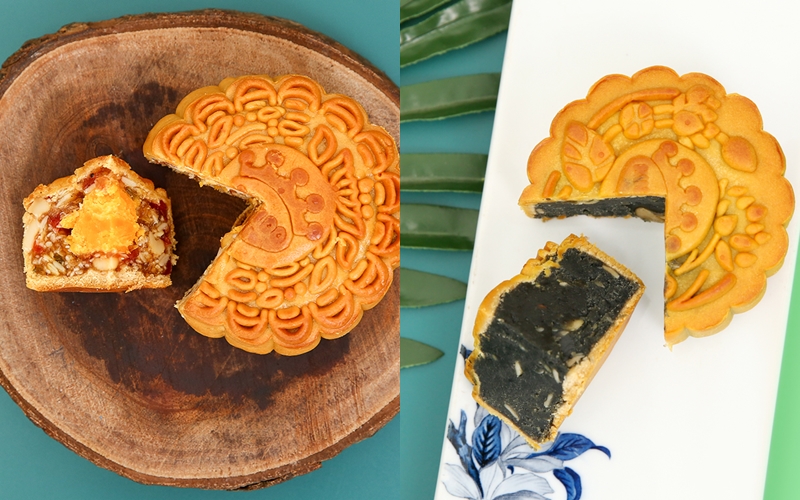 Mix hai loại nhân ngọt và mặn