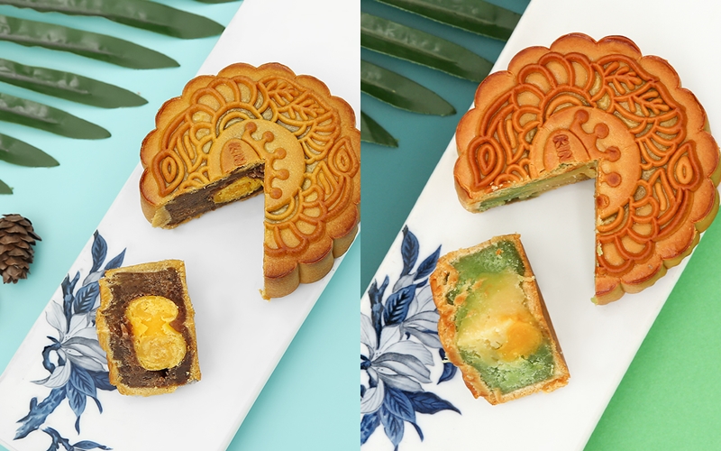 Mix bánh với toàn bộ là nhân ngọt