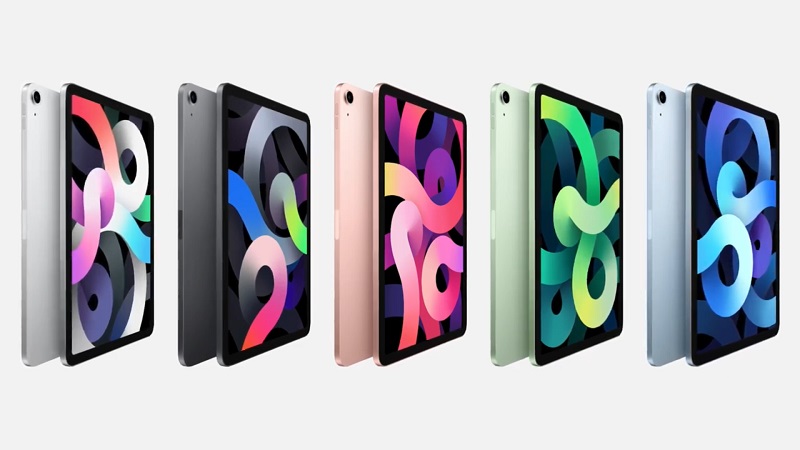 iPad Air 4 với thiết kế mới đầy màu sắc