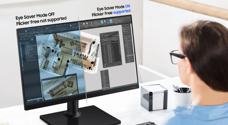 Tổng hợp các công nghệ màn hình Samsung - Công nghệ Flicker Free