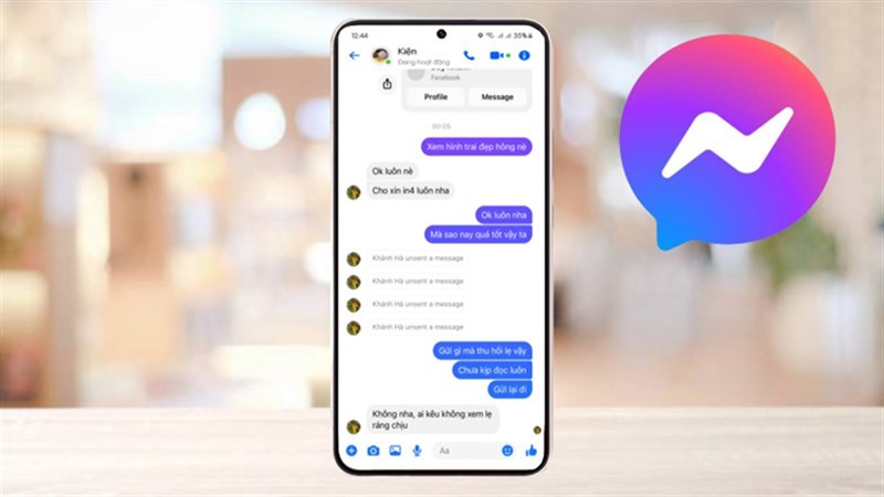 Cách xem tin nhắn đã gỡ trên Messenger