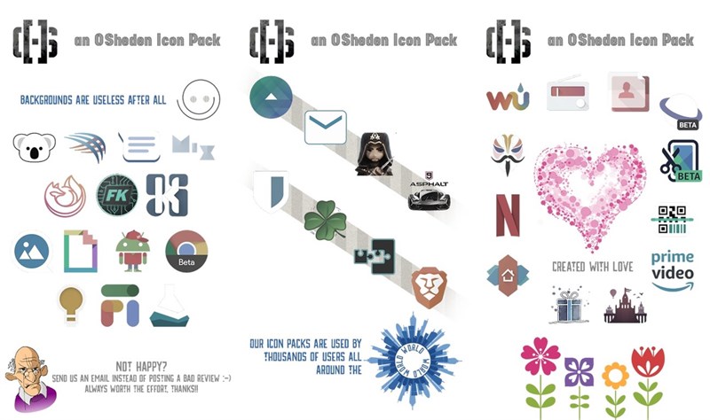 Distraction Free Icon Pack