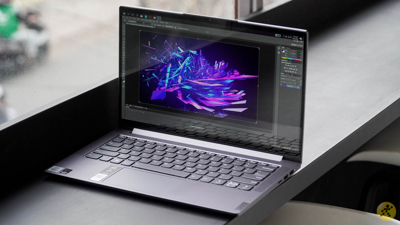 Lenovo Yoga Slim 7 cho khả năng xử lý đồ họa 2D mượt mà