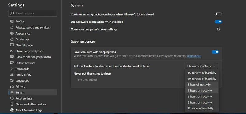 Tính năng mới “Sleeping Tabs” sắp ra mắt của Microsoft Edge