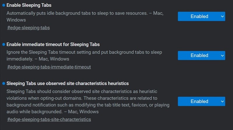 Tính năng mới “Sleeping Tabs” sắp ra mắt của Microsoft Edge