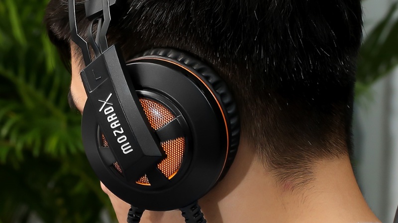 Tai nghe chụp tai Gaming MozardX DS904 7.1 Đen Tai nghe chụp tai Gaming MozardX DS904 7.1 Đen