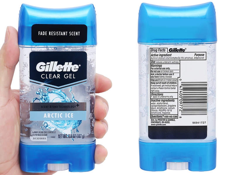 Gel khử mùi Gillette Arctic Ice