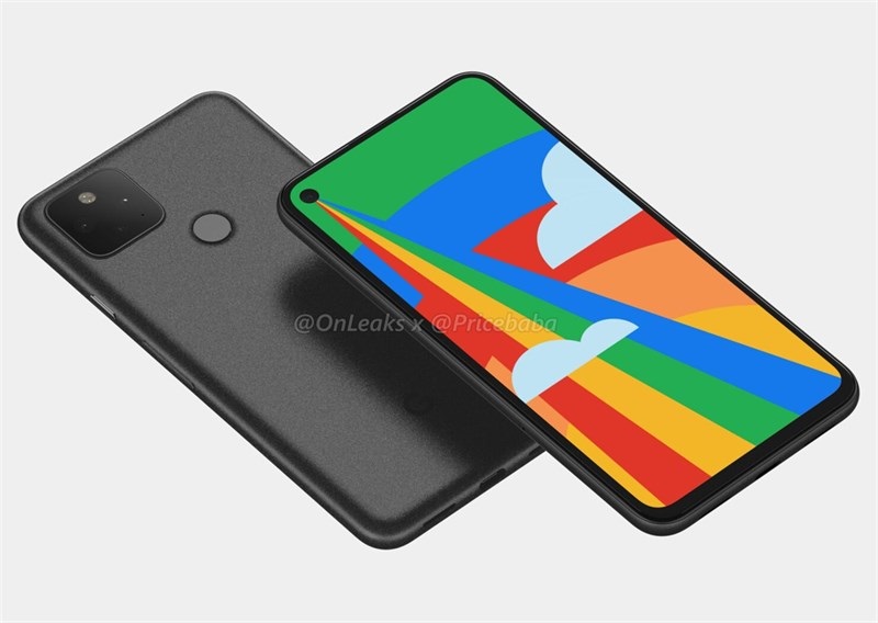 Ảnh render của Google Pixel 5