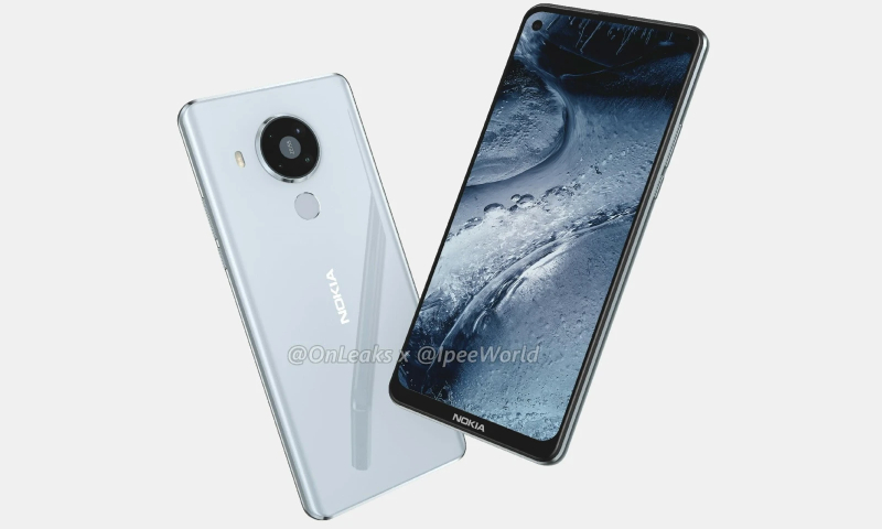 Mặt trước của Nokia 7.3 sẽ có màn hình đục lỗ Mặt trước của Nokia 7.3 sẽ có màn hình đục lỗ