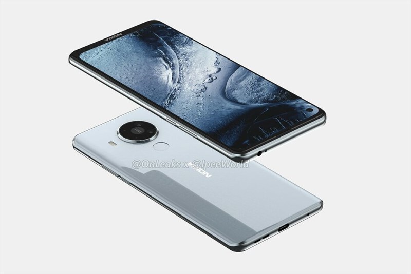 Cụm 4 camera hình tròn của Nokia 7.3 Cụm 4 camera hình tròn của Nokia 7.3
