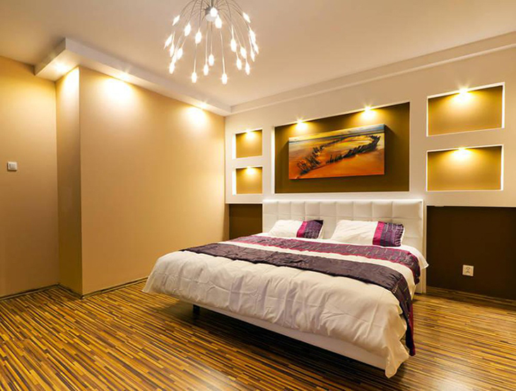 Nhiệt độ màu đèn LED phù hợp với không gian phòng ngủ