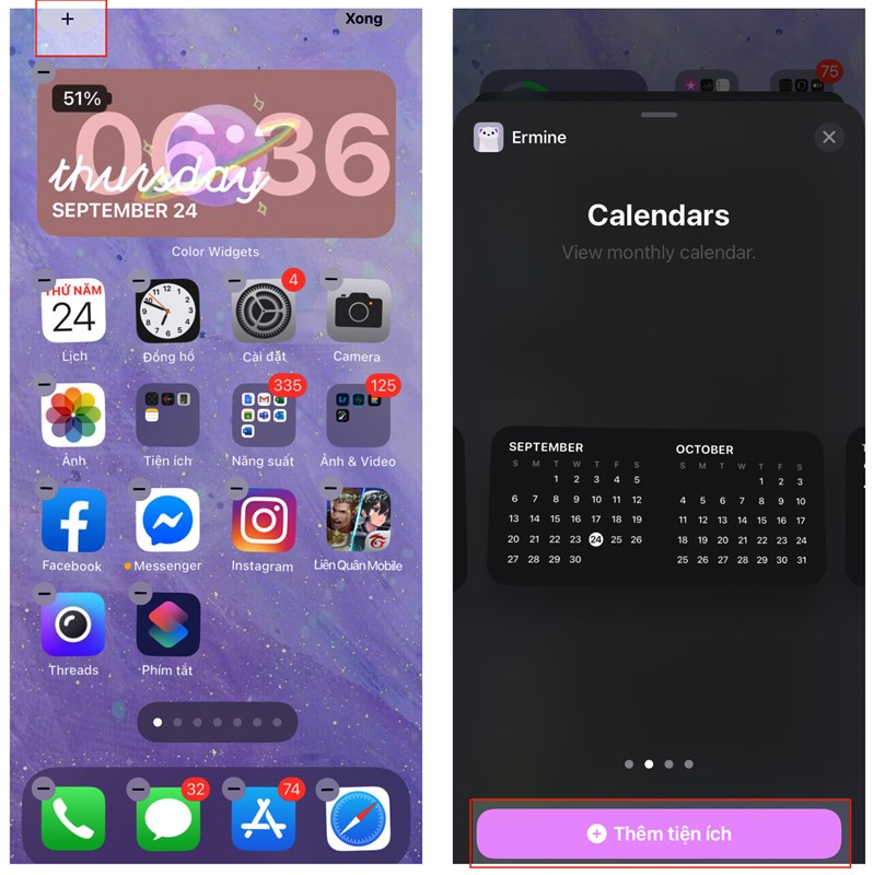 Thêm màu sắc cho Widget mặc định để iPhone bạn 'tươi không cần tưới'
