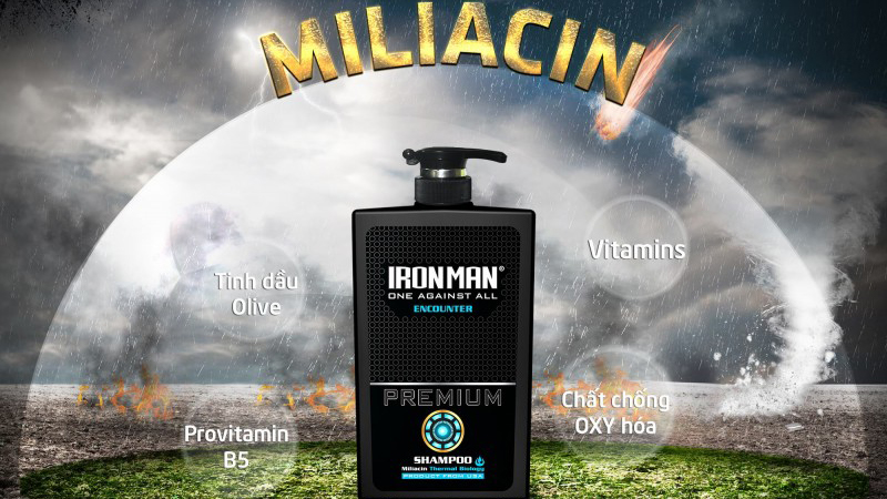 Miliacin và các dưỡng chất có trong dầu gội có tác dụng đánh bay gàu