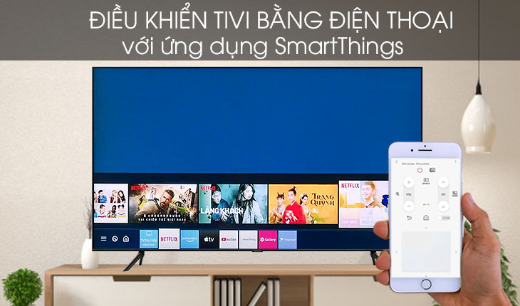 Đánh giá Smart tivi QLED Samsung 4K dòng Q60T > SmartThingS