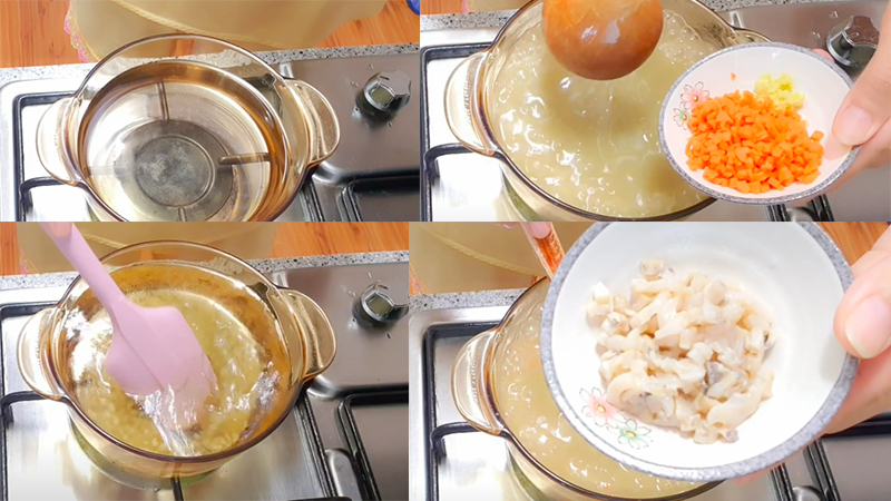 Cách nấu cháo bào ngư thơm ngon bổ dưỡng cho bé 12