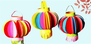 Hướng dẫn 5 cách làm lồng đèn handmade cho bé chơi Trung Thu đơn giản, đẹp mắt