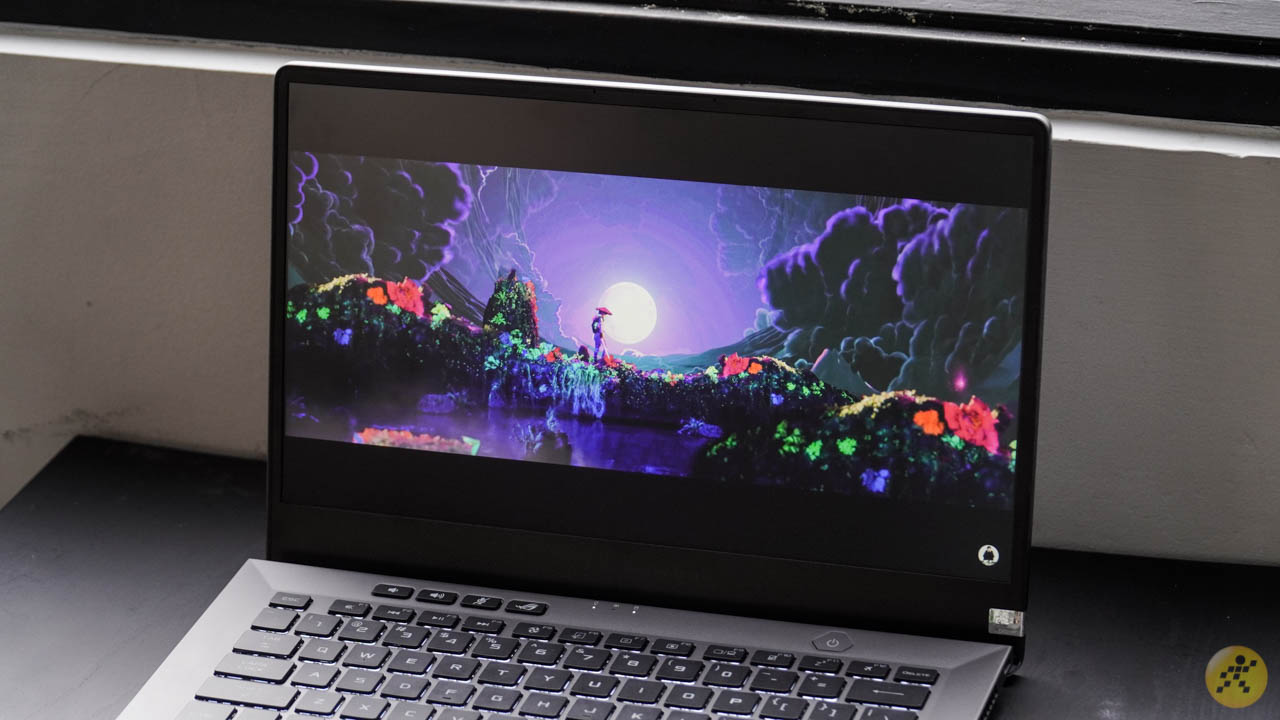 Khả năng hiển thị màu sắc của ROG Zephyrus G14 rất tốt