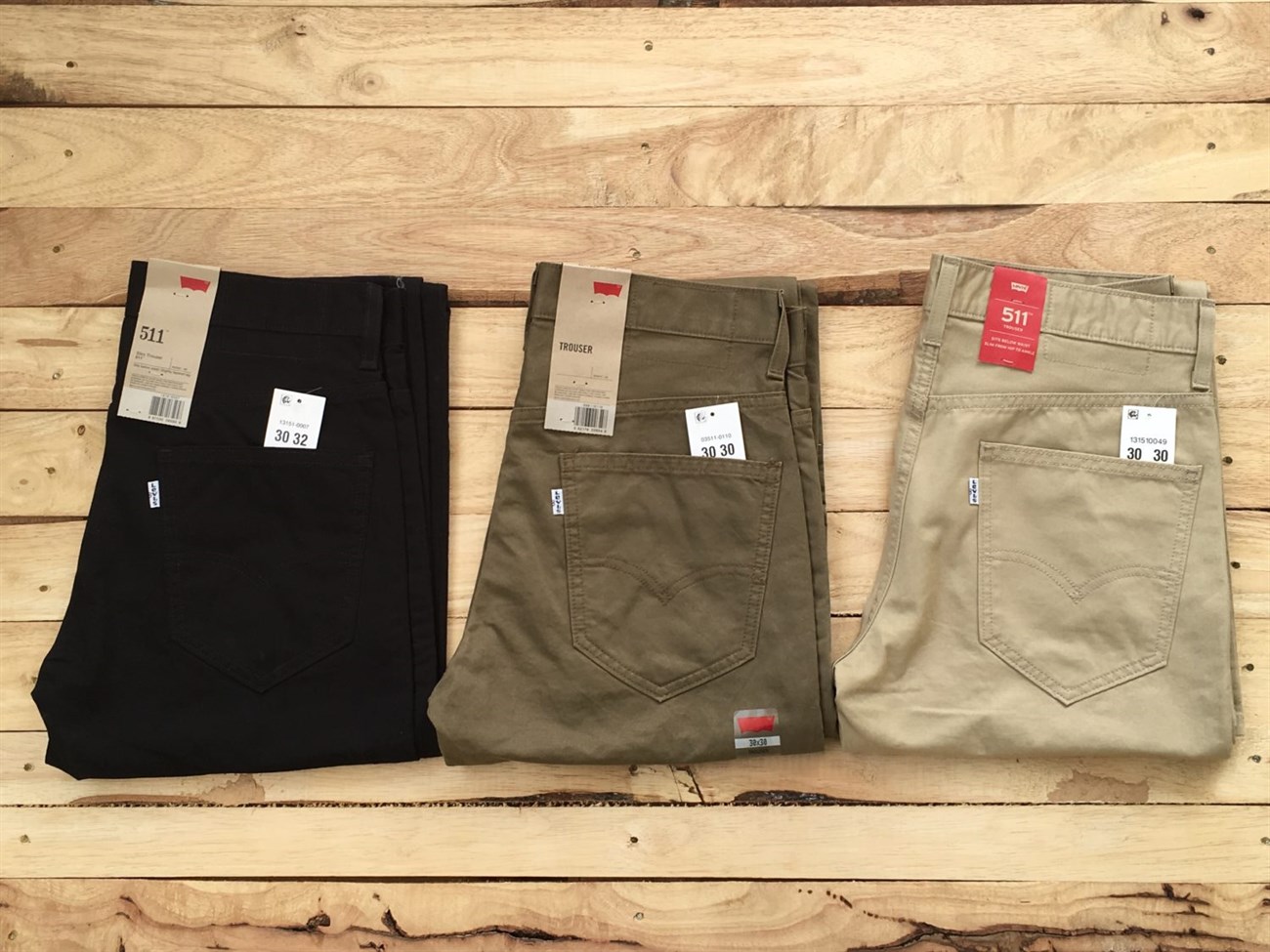 Preserving khaki pants