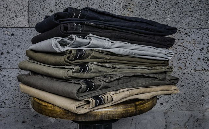 Processing khaki pants