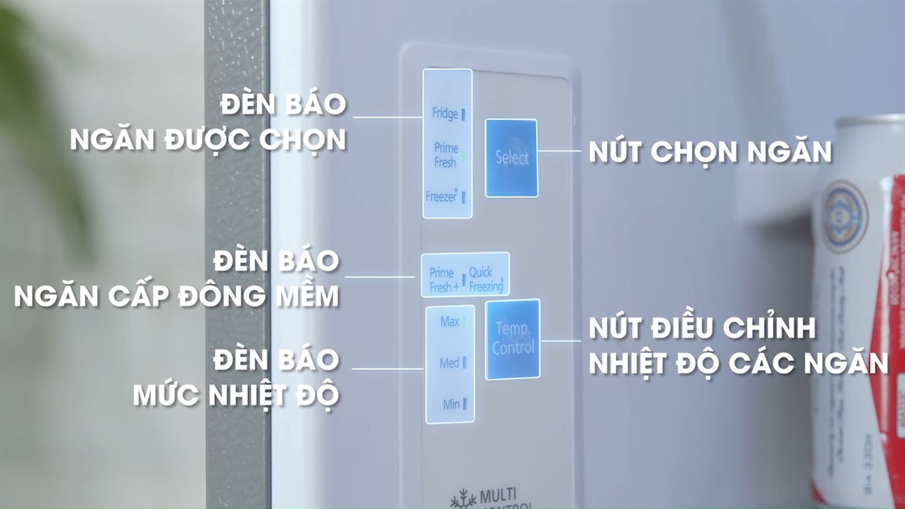 Bảng điều khiển tủ lạnh Panasonic NR-BV280QSVN