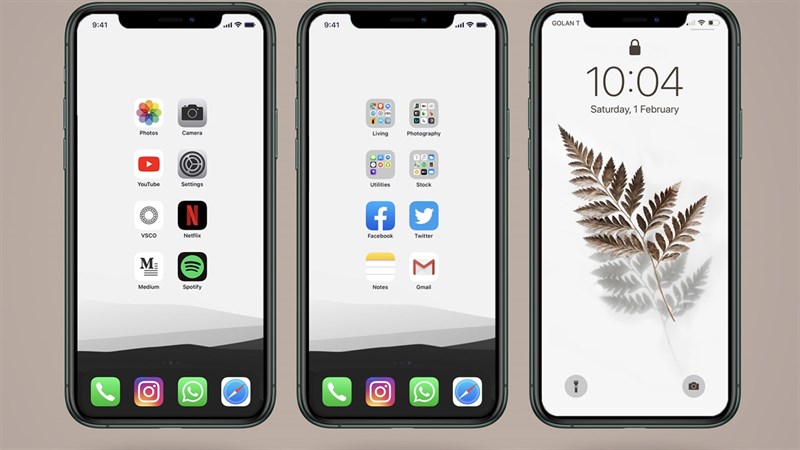 Cách tải bộ hình nền ẩn thanh dock độc đáo cho iPhone không phải ai cũng biết