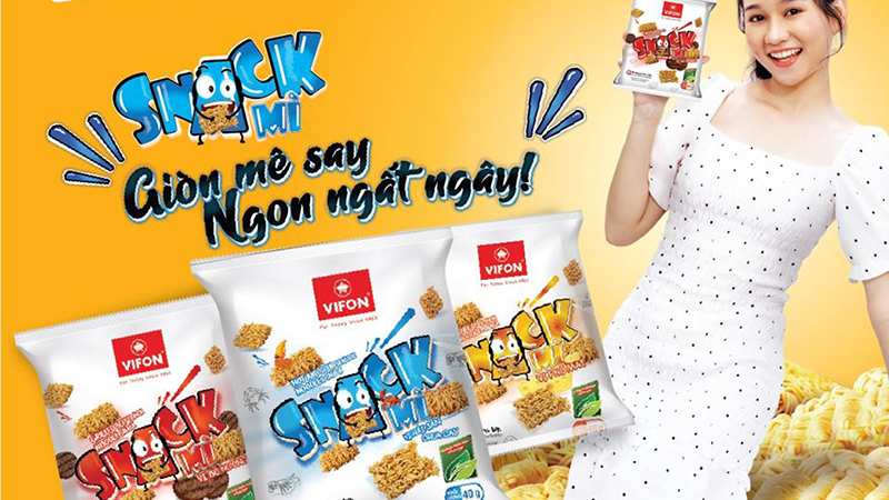 Thiết kế và bao bì snack mì Vifon Thiết kế và bao bì snack mì Vifon
