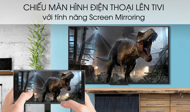 Đánh giá Smart tivi Sony dòng W660G > Tính năng Screen Mirroring
