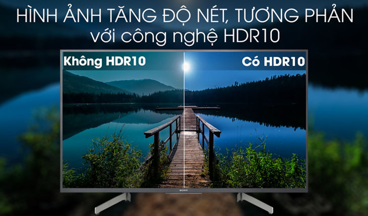 Đánh giá Smart tivi Sony dòng W660G > Công nghệ HDR10