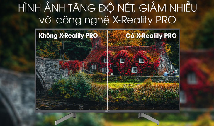 Đánh giá Smart tivi Sony dòng W660G > Công nghệ X-Reality Pro