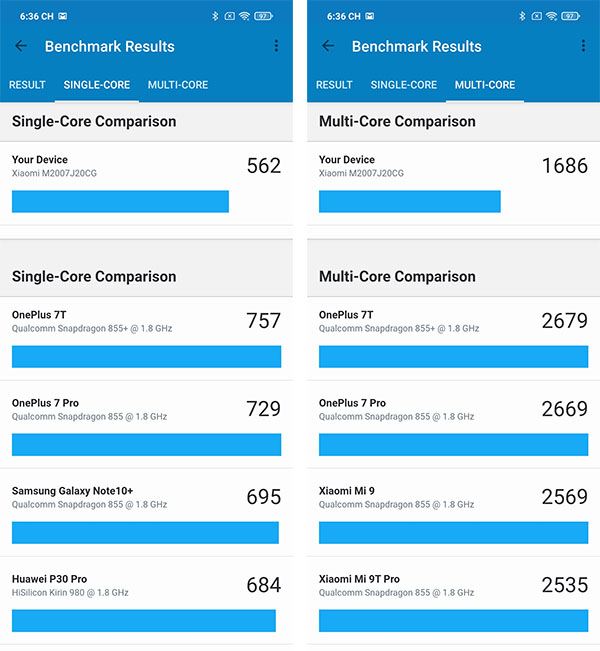 Đo CPU của POCO X3 NFC bằng Geekbench 5