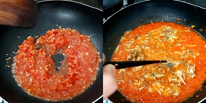 Làm sốt cà chua
